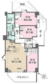 パークハウスフォレストリエ 3階 間取り図