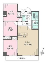 フレア・F 701 間取り図