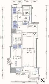 ラティエラ横濱大通り公園 709 間取り図