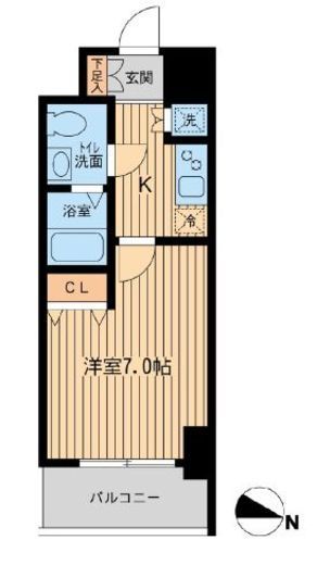 KDXレジデンス立川 301 間取り図
