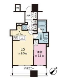 グランリビオ表参道 2階 間取り図