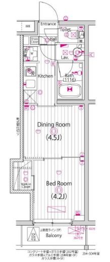 ガーラ・グランディ元住吉 3階 間取り図
