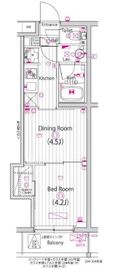 ガーラ・グランディ元住吉 3階 間取り図