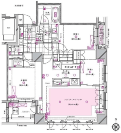 ディアナコート奥沢 2階 間取り図
