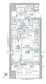 デュオステージ横濱桜木町 5階 間取り図