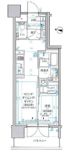クリオ横浜ザ・グラン 2階 間取り図