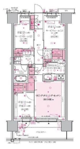 エクセレントシティ本厚木駅前 12階 間取り図