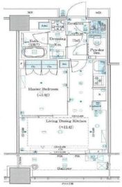WORLD TOWER RESIDENCE 25階 間取り図