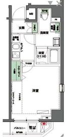 ハーモニーレジデンス東京イースト#002 7階 間取り図