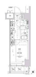クレストタップ新横浜 817 間取り図