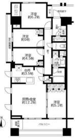 プラウド両国 10階 間取り図