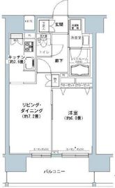 パークキューブ板橋本町 706 間取り図