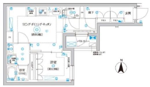 セジョリ東陽町Ⅱ 301 間取り図