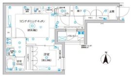セジョリ東陽町Ⅱ 301 間取り図
