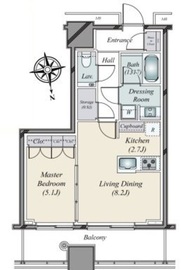 WORLD TOWER RESIDENCE 17階 間取り図