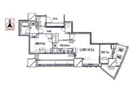 ルミナリータワー池袋 20階 間取り図