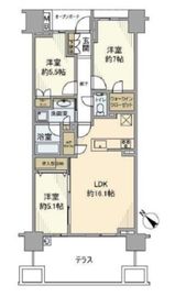 プラウドシティ加賀学園通り 1階 間取り図
