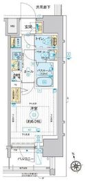 ディームス品川南大井 512 間取り図