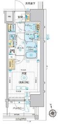 ディームス品川南大井 712 間取り図