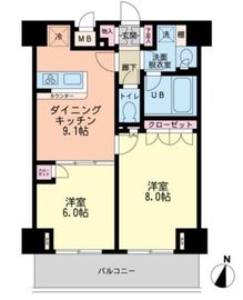 エスティメゾン赤羽 903 間取り図