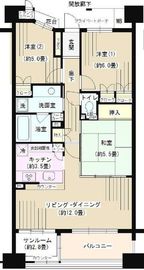パークホームズ東神奈川ステーションアリーナ 3階 間取り図