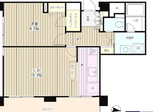 パーク・ノヴァ横浜阪東橋南 6階 間取り図