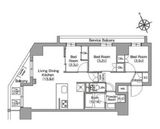 コンフォリア東葛西 301 間取り図