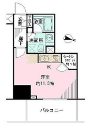 ベリスタ神楽坂 12階 間取り図