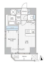 ALIVIO N&S shibuya 301 間取り図