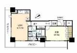 西新宿パークサイドタワー 7階 間取り図