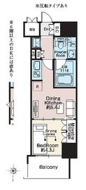 ベルファース森下フォレスト 1305 間取り図