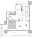 HARUMI FLAG PARK VILLAGE (晴海フラッグ パークヴィレッジ) 5階 間取り図