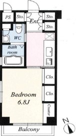 アクシア千駄ヶ谷 3階 間取り図