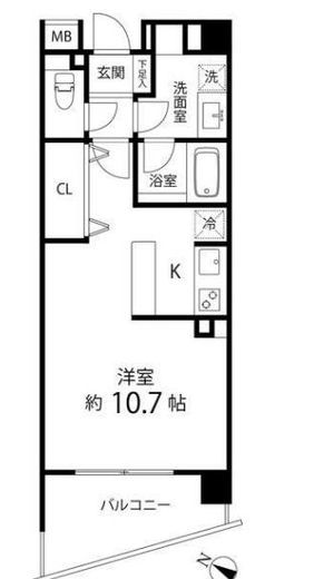 グレイスコート志村三丁目 410 間取り図