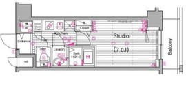 グランド・ガーラ横濱山下町 9階 間取り図