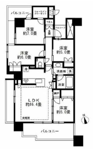 プラウドシティ日吉レジデンスⅢ 19階 間取り図