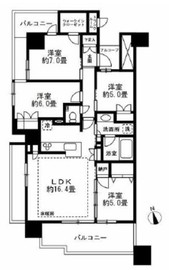 プラウドシティ日吉レジデンスⅢ 19階 間取り図