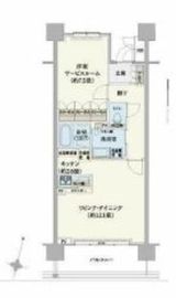 リージア経堂テラスガーデン 709 間取り図