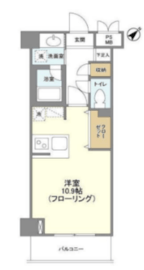 アンビエンテ横浜鴨居 208 間取り図