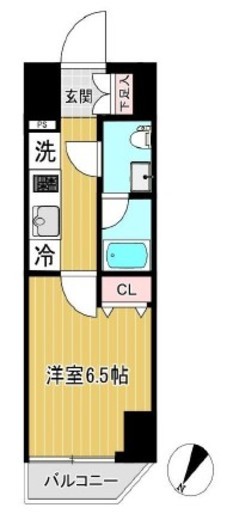SHOKEN Residence横浜関内 4階 間取り図