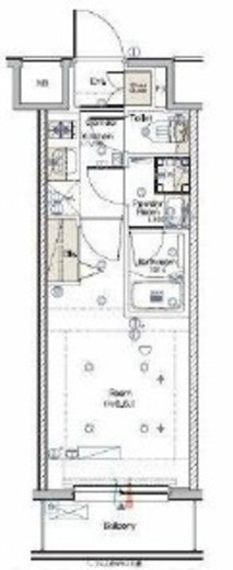 SYFORME KANNAIⅡ (シーフォルム関内2) 8階 間取り図