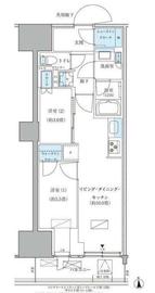 パークアクシス品川天王洲アイル 307 間取り図