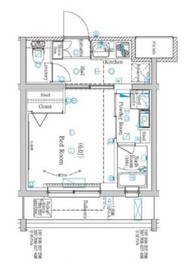 ラフィスタ元町Ⅰ 304 間取り図