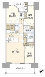 ザ・ガーデンズ西葛西 3階 間取り図