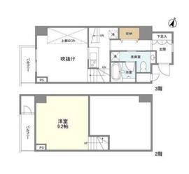 ヴィアラッティア志村 307 間取り図