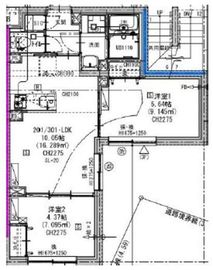 エルファーロ三軒茶屋Ⅴ 101 間取り図