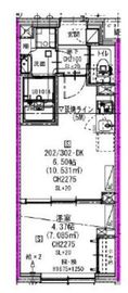 エルファーロ三軒茶屋Ⅴ 302 間取り図