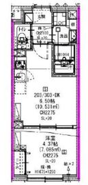 エルファーロ三軒茶屋Ⅴ 303 間取り図