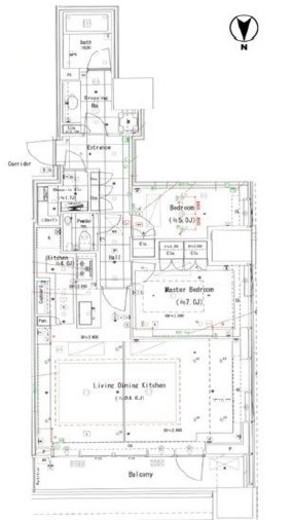 三田ガーデンヒルズ SOUTH HILL 14階 間取り図