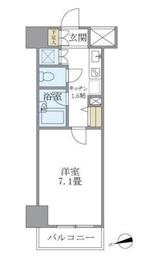 コート新御徒町 203 間取り図